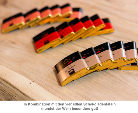 Weinprobe zu Hause - Set mit Wein und Schokolade - 2 Weinprobe zu Hause - Set mit Wein und Schokolade - 2
