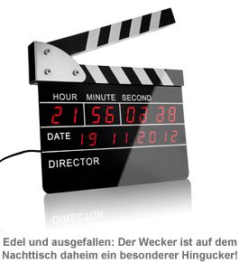 Regieklappe - Wecker - 2 Regieklappe - Wecker - 2