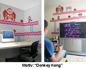 Donkey Kong Wandtattoo - 2 Donkey Kong Wandtattoo - 2