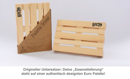 Holz Untersetzer - Euro Palette - 2