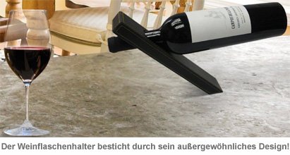 Magischer Weinflaschenhalter - Holz - 2 Magischer Weinflaschenhalter - Holz - 2