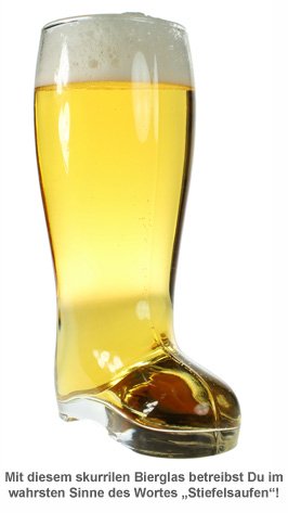 Bierglas - Stiefel - 2 Bierglas - Stiefel - 2