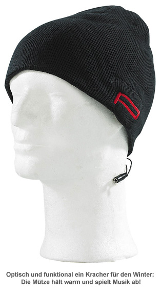Mütze mit integrierten Kopfhörern - 2 Mütze mit integrierten Kopfhörern - 2
