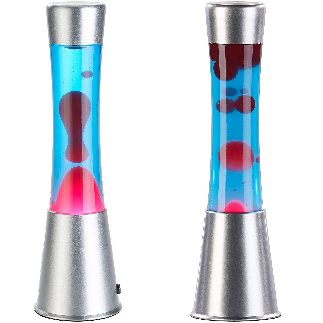 Deluxe Lavalampe Rot für beruhigende warme Licht-Atmosphäre daheim