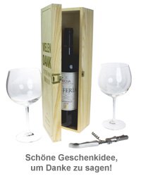 Personalisierte Weinkiste - Danksagung - 2 Personalisierte Weinkiste - Danksagung - 2