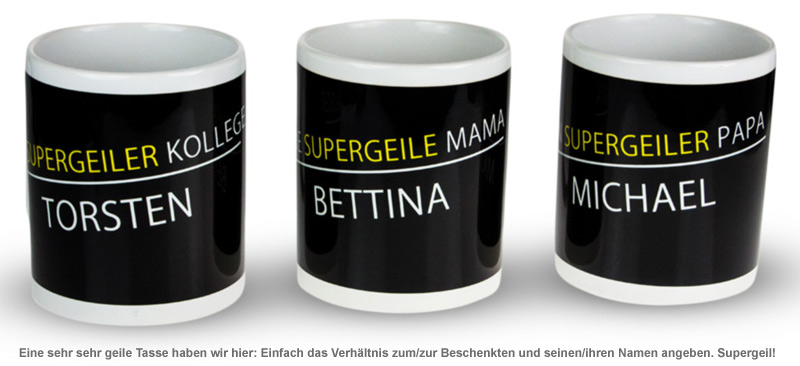 Tasse Supergeil - 2 Tasse Supergeil - 2