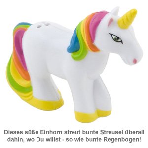 Einhorn Zuckerstreusel Streuer - 2 Einhorn Zuckerstreusel Streuer - 2