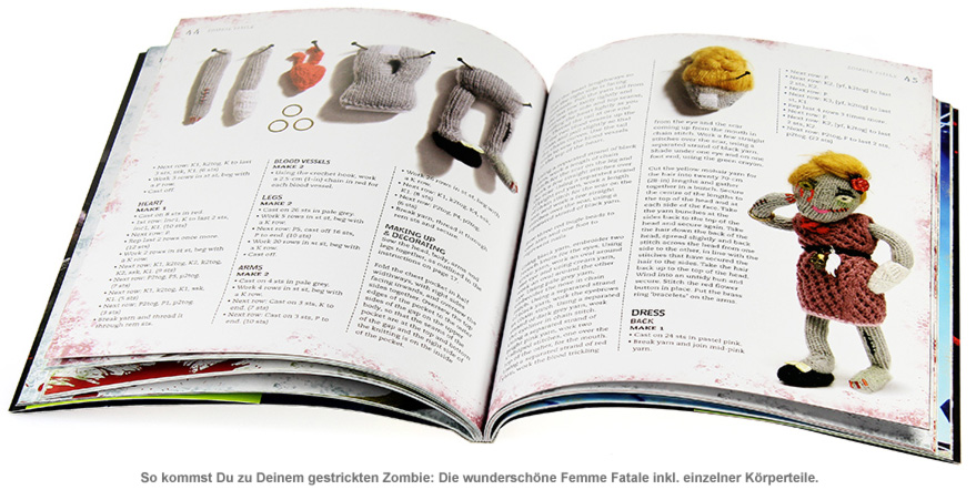 Zombie Strick Buch - 2 Zombie Strick Buch - 2