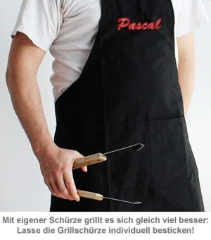 Grillschürze - individuell bestickt - 2 Grillschürze - individuell bestickt - 2