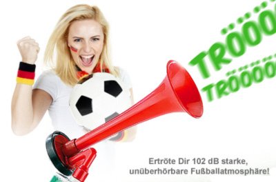 Ultralaute Fan Tröte - 102 dB - 2 Ultralaute Fan Tröte - 102 dB - 2