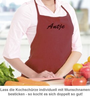 Kochschürze - individuell bestickt - 2 Kochschürze - individuell bestickt - 2