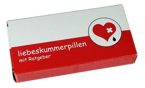 Liebeskummerpillen - Schokolinsen & Ratgeber - 2 Liebeskummerpillen - Schokolinsen & Ratgeber - 2