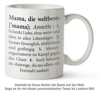 Personalisierte Tasse - Definition Weltbeste Mama - 2 Personalisierte Tasse - Definition Weltbeste Mama - 2