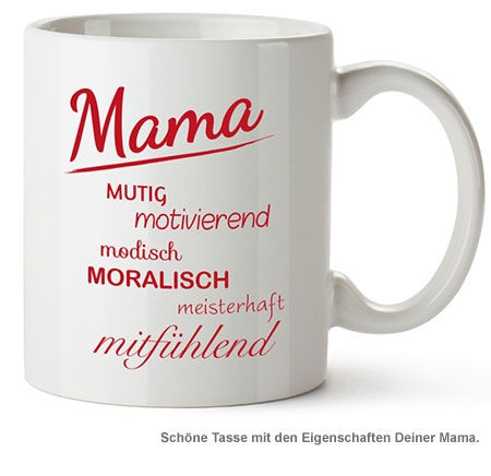 Tasse - Mamas Eigenschaften - 2 Tasse - Mamas Eigenschaften - 2