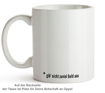 Personalisierte Tasse - Hör auf Deinen Oppa - 2 Personalisierte Tasse - Hör auf Deinen Oppa - 2