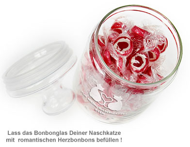 Bonbonglas mit Gravur - Naschkatze - 2 Bonbonglas mit Gravur - Naschkatze - 2