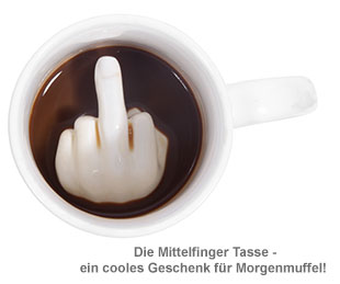 Mittelfinger Tasse - 2 Mittelfinger Tasse - 2