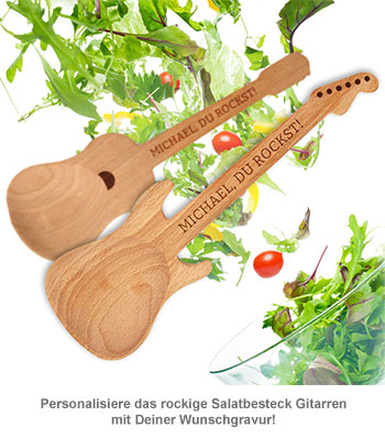 Salatbesteck Gitarren - 2 Salatbesteck Gitarren - 2