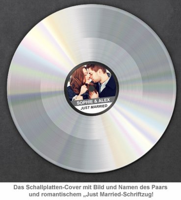 Silberne Schallplatte - Hochzeitsbild - 4