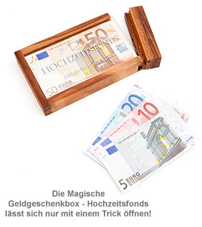 Magische Geldgeschenkbox - Hochzeitsfonds - 2 Magische Geldgeschenkbox - Hochzeitsfonds - 2