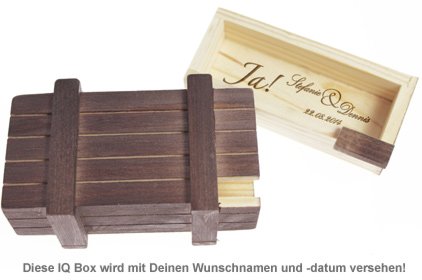 Magische IQ Box zur Hochzeit - Jawort Gravur - 2 Magische IQ Box zur Hochzeit - Jawort Gravur - 2