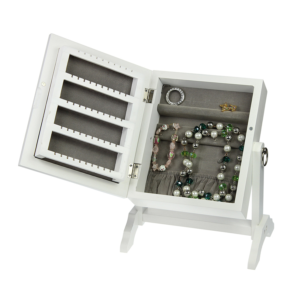 Mini Schmuckschrank mit Spiegel - 2 Mini Schmuckschrank mit Spiegel - 2