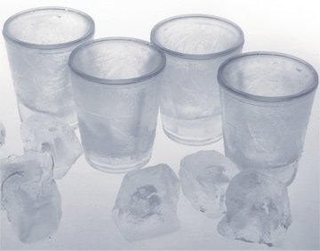 Doppelwandige Kühl Schnapsgläser - 4er Set - 4 Doppelwandige Kühl Schnapsgläser - 4er Set - 4