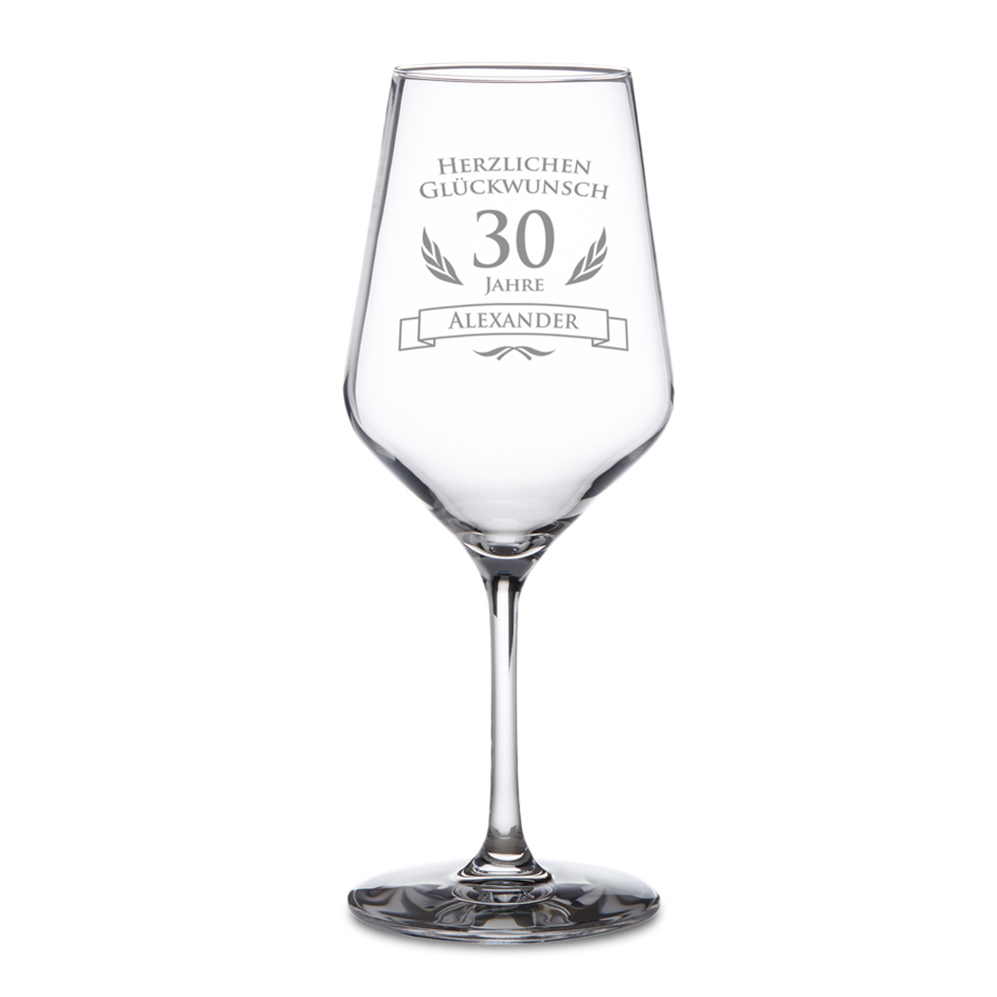 Weißweinglas zum 30. Geburtstag - 2 Weißweinglas zum 30. Geburtstag - 2