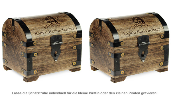 Geld Schatztruhe Piratenschatz - Dunkel - 2 Geld Schatztruhe Piratenschatz - Dunkel - 2