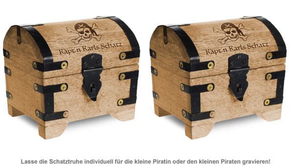Geld Schatztruhe - Piratenschatz - 2 Geld Schatztruhe - Piratenschatz - 2