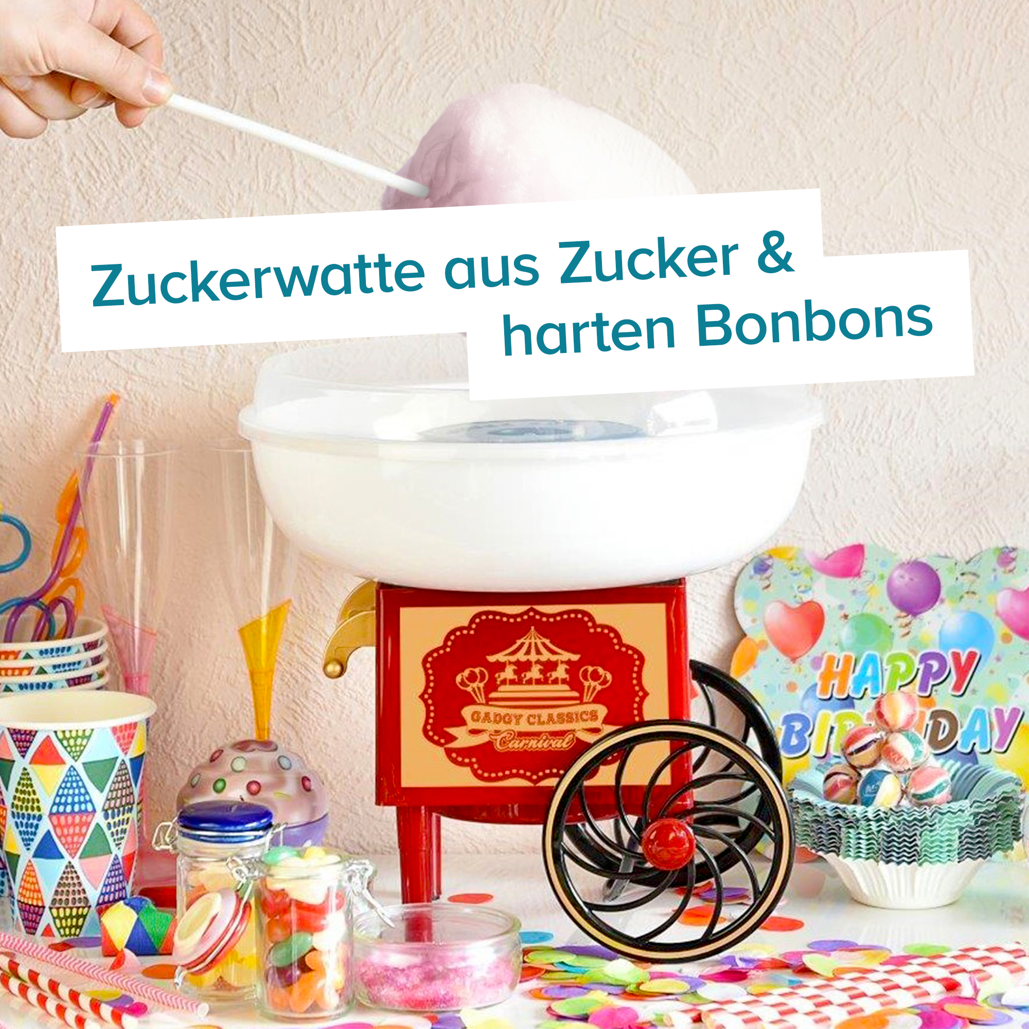 Retro Zuckerwattemaschine - 2 Retro Zuckerwattemaschine - 2