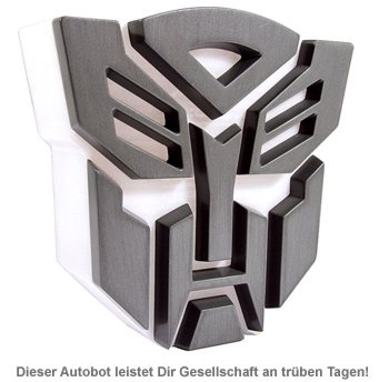 Transformers USB Lampe - Autobot - 2 Transformers USB Lampe - Autobot - 2