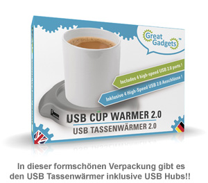 USB Tassenwärmer mit USB-Hub - 3 USB Tassenwärmer mit USB-Hub - 3