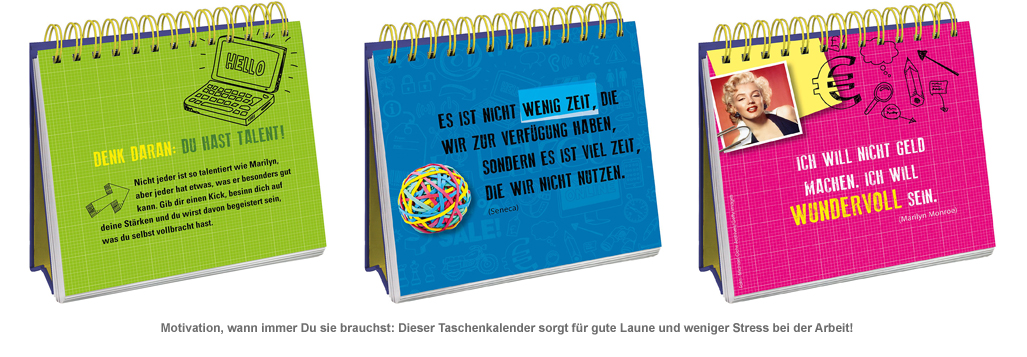 Schreibtischkalender - Stress lass nach - 2 Schreibtischkalender - Stress lass nach - 2