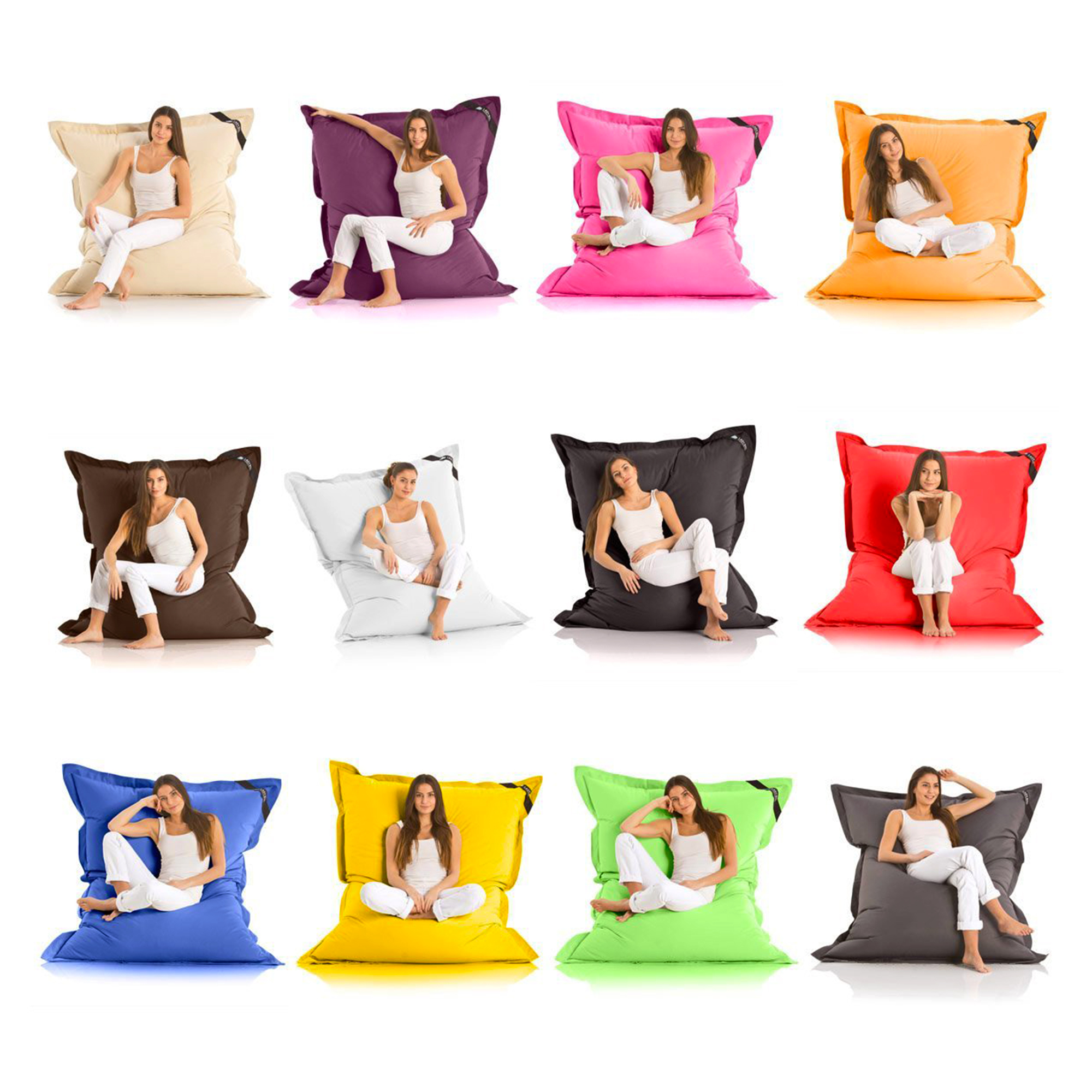 Komfort Sitzsack XXL - 12 Farben - 6 Komfort Sitzsack XXL - 12 Farben - 6