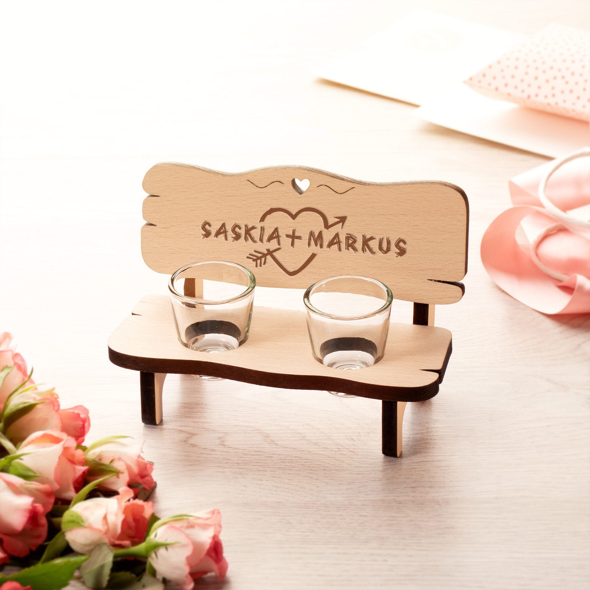 Personalisierte Schnapsbank für Paare - 3 Personalisierte Schnapsbank für Paare - 3
