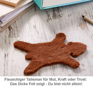 Dickes Fell - Glücksbringer in Geschenkbox braun - 2 Dickes Fell - Glücksbringer in Geschenkbox braun - 2