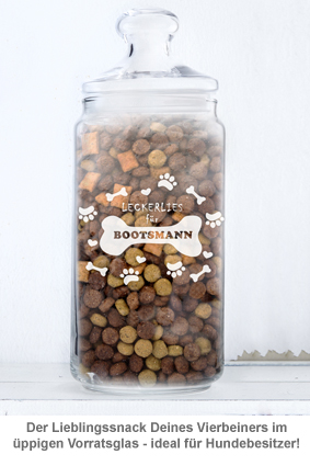 Leckerlies für Hunde - personalisiertes Vorratsglas - 2 Leckerlies für Hunde - personalisiertes Vorratsglas - 2