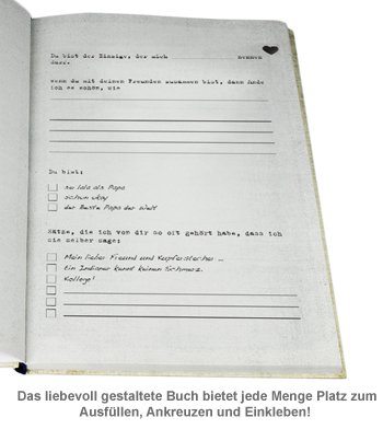 Buch zum Ausfüllen - Was ich an Dir liebe, Papa - 3 Buch zum Ausfüllen - Was ich an Dir liebe, Papa - 3