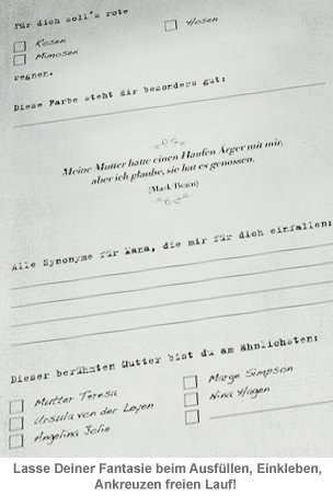 Buch zum Ausfüllen - Was ich an Dir liebe, Mama - 3 Buch zum Ausfüllen - Was ich an Dir liebe, Mama - 3