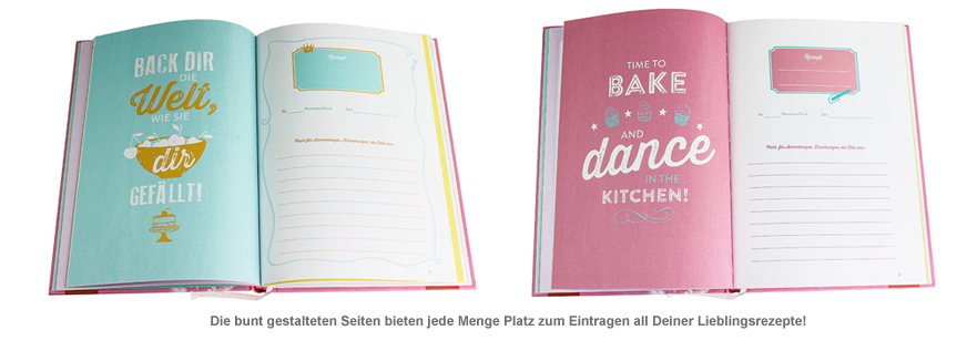 Rezeptbuch zum Ausfüllen - Baking Queen - 2 Rezeptbuch zum Ausfüllen - Baking Queen - 2