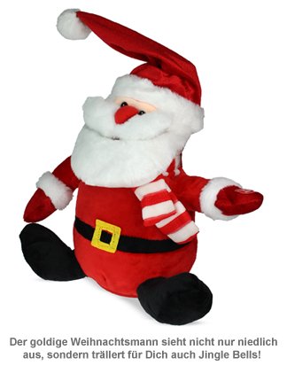 Singender Weihnachtsmann mit tanzender Mütze - 2 Singender Weihnachtsmann mit tanzender Mütze - 2