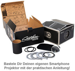 Smartphone Projektor zum Selberbauen - 2 Smartphone Projektor zum Selberbauen - 2
