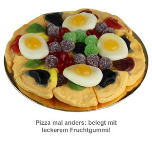 Fruchtgummi Pizza - Klein - 2 Fruchtgummi Pizza - Klein - 2