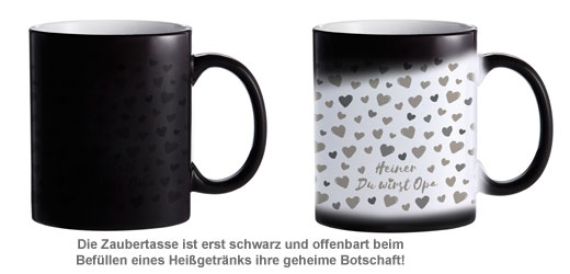 Personalisierte Zaubertasse - Du wirst Opa - 2 Personalisierte Zaubertasse - Du wirst Opa - 2