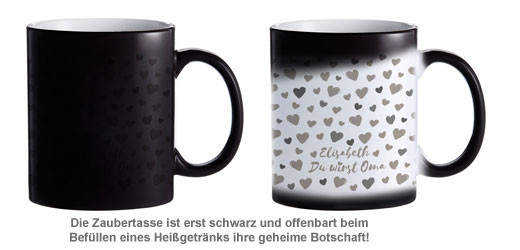 Personalisierte Zaubertasse - Du wirst Oma - 2 Personalisierte Zaubertasse - Du wirst Oma - 2