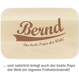 Frühstücksbrettchen Set mit Gravur - Die besten Eltern - 3 Frühstücksbrettchen Set mit Gravur - Die besten Eltern - 3
