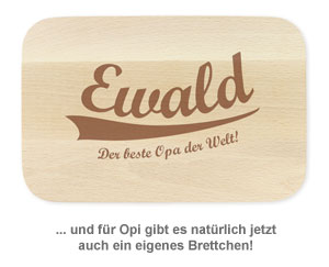 Frühstücksbrettchen Set mit Gravur - Die besten Großeltern - 3 Frühstücksbrettchen Set mit Gravur - Die besten Großeltern - 3