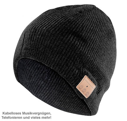Bluetooth Beanie Mütze mit Kopfhörern - 2 Bluetooth Beanie Mütze mit Kopfhörern - 2