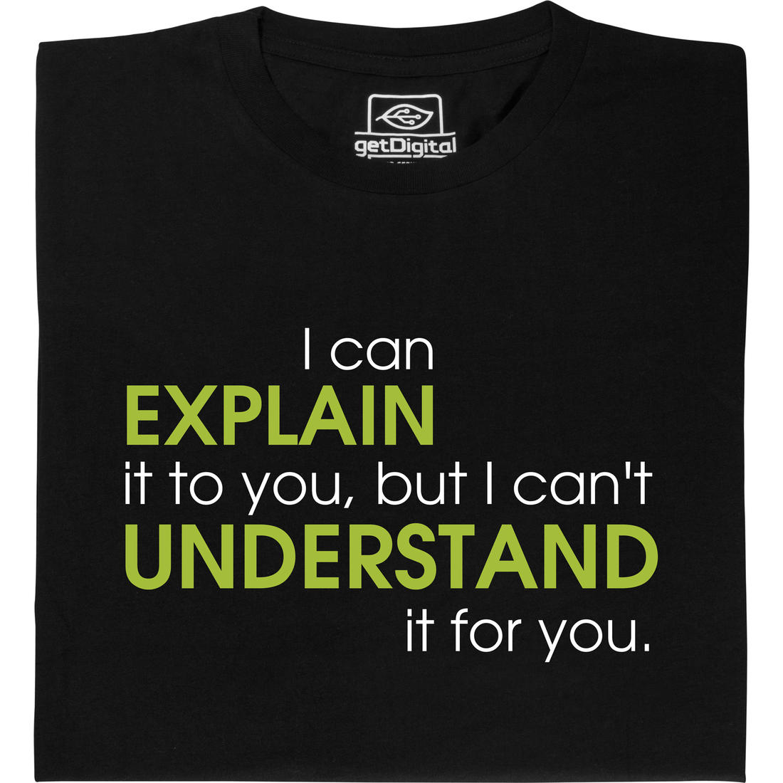 T-Shirt mit Druck - Explain vs Understand - 3 T-Shirt mit Druck - Explain vs Understand - 3